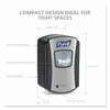 Purell LTX-7 Dispenser, 700 mL, 5.75 x 4 x 4.88, Chrome/Black, 4PK 1328-04